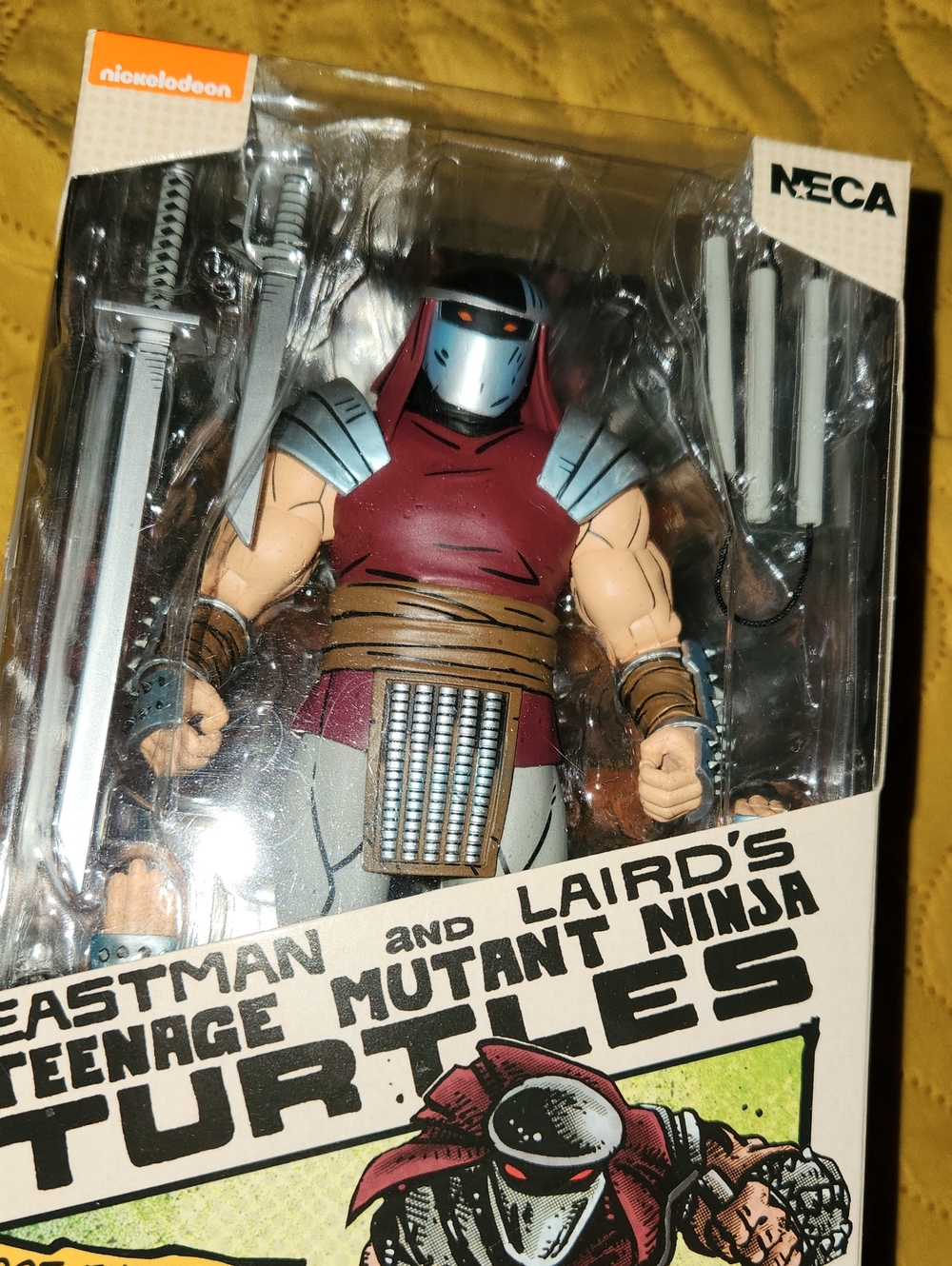 NECA Teenage Mutant Ninja Turtles Movie Shredder Action Figure - Maroon Armor
